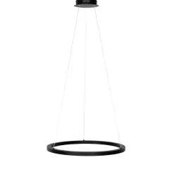 Qazqa professional hanglampen girello zwart geïntegreerde led