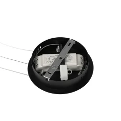 Qazqa professional hanglampen girello zwart geïntegreerde led