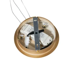 Qazqa professional hanglampen girello goudkleurig geïntegreerde led