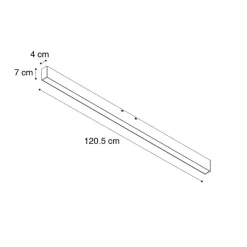 Qazqa professional plafondlampen keane zwart geïntegreerde led