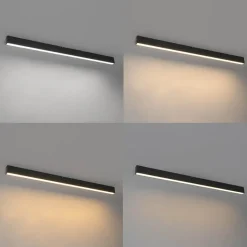 Qazqa professional plafondlampen keane zwart geïntegreerde led