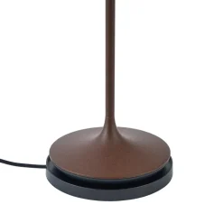 Qazqa professional tafellampen bass bronskleurig geïntegreerde led