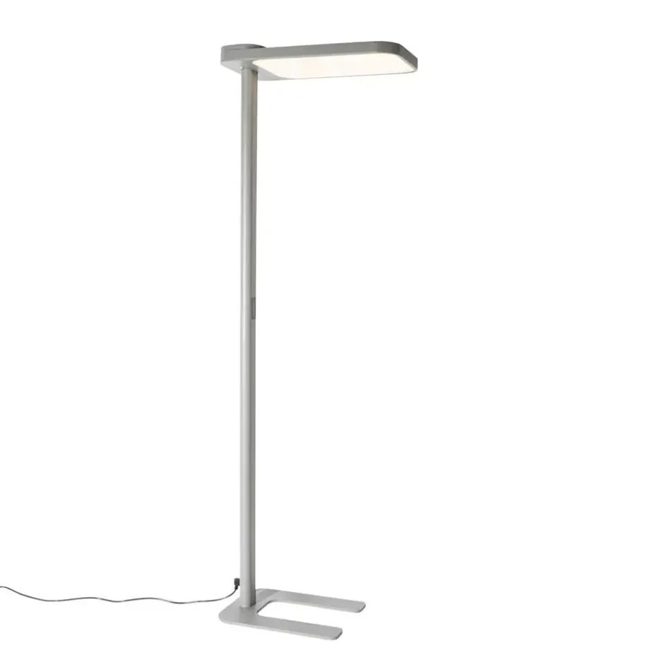 Qazqa professional vloerlampen guzo grijs geïntegreerde led