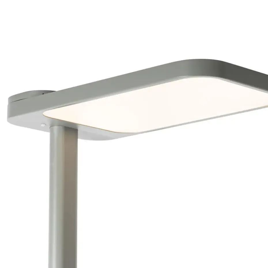 Qazqa professional vloerlampen guzo grijs geïntegreerde led