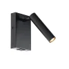 Qazqa professional wandlampen croft zwart g9