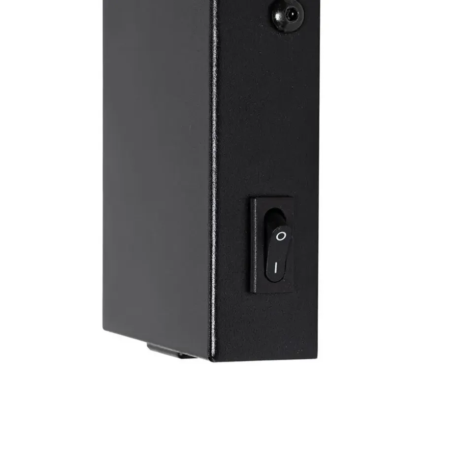 Qazqa professional wandlampen croft zwart g9