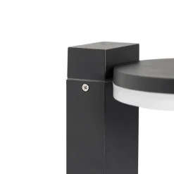 Qazqa staande buitenlampen esmee zwart geïntegreerde led