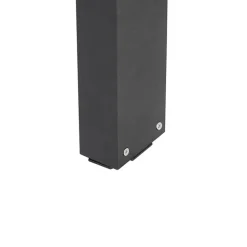 Qazqa staande buitenlampen esmee zwart geïntegreerde led