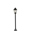 Qazqa staande buitenlampen new orleans zwart e27