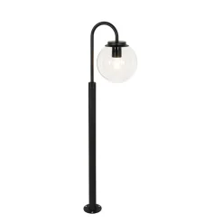 Qazqa staande buitenlampen sfera zwart e27