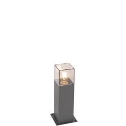 Qazqa staande buitenlampen denmark grijs e27