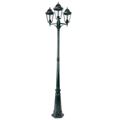 Qazqa staande buitenlampen new orleans groen e27