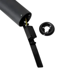 Qazqa staande buitenlampen duo zwart gu10