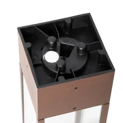 Qazqa staande buitenlampen charlois bronskleurig e27