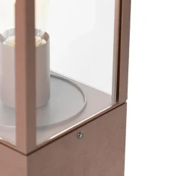 Qazqa staande buitenlampen charlois bronskleurig e27