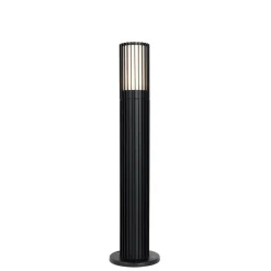 Qazqa staande buitenlampen boris zwart gu10