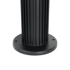 Qazqa staande buitenlampen boris zwart gu10