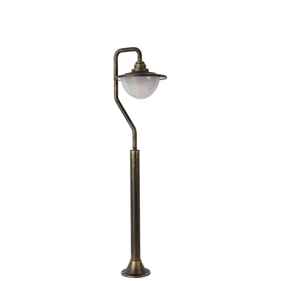 Qazqa staande buitenlampen bruges goudkleurig e27