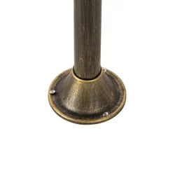 Qazqa staande buitenlampen bruges goudkleurig e27