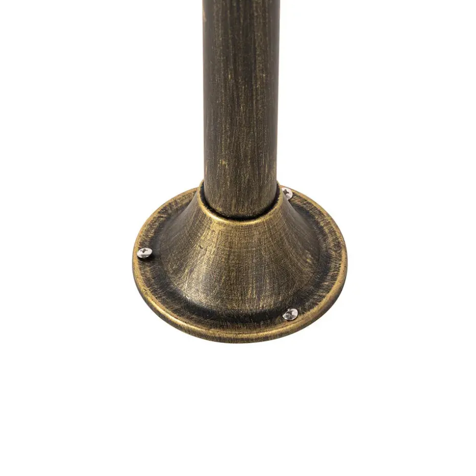 Qazqa staande buitenlampen bruges goudkleurig e27