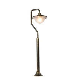 Qazqa staande buitenlampen bruges goudkleurig e27