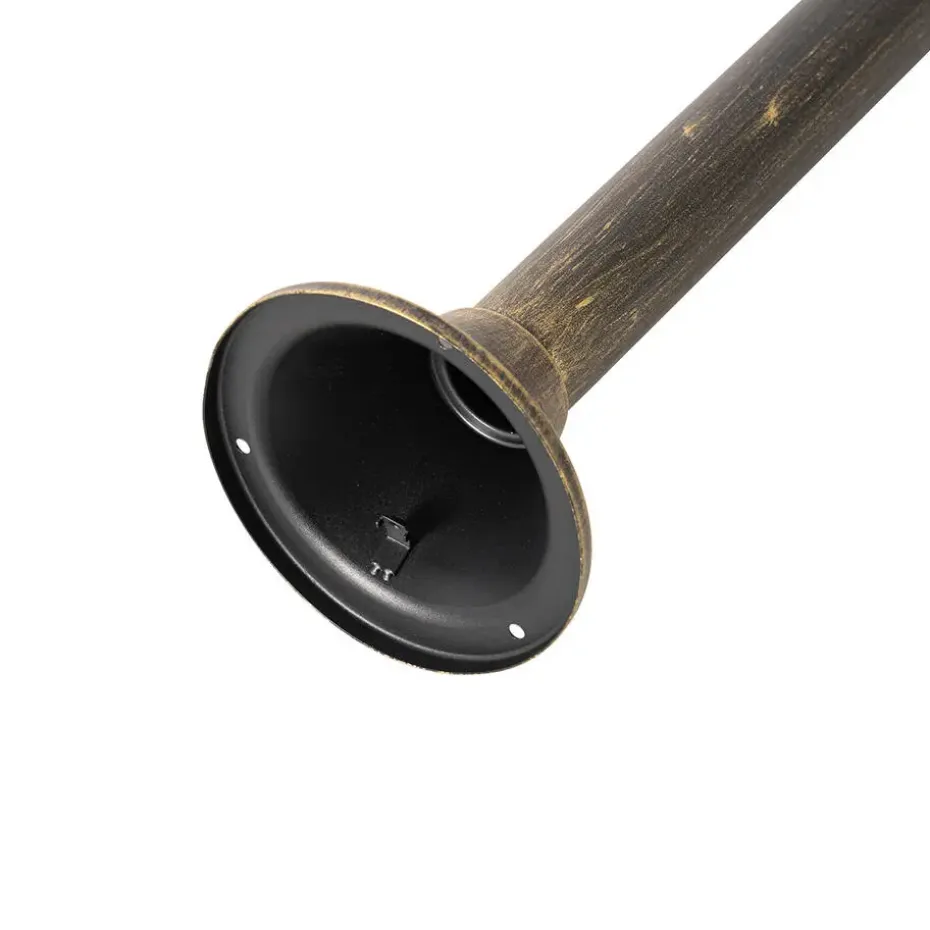 Qazqa staande buitenlampen bruges goudkleurig e27