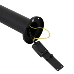 Qazqa staande buitenlampen solo zwart gu10