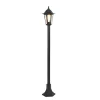 Qazqa staande buitenlampen new haven zwart e27