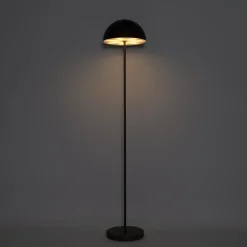 Qazqa staande buitenlampen keira bruin geïntegreerde led