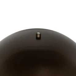 Qazqa staande buitenlampen keira bruin geïntegreerde led