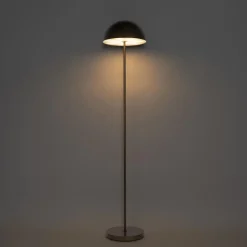 Qazqa staande buitenlampen keira bruin geïntegreerde led