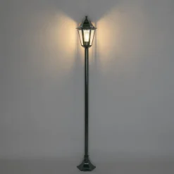 Qazqa staande buitenlampen new orleans groen e27