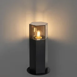 Qazqa staande buitenlampen denmark zwart e27