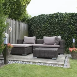 Qazqa staande buitenlampen malios zilverkleurig e27