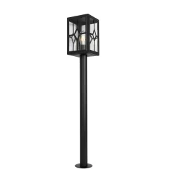 Qazqa staande buitenlampen dover zwart e27