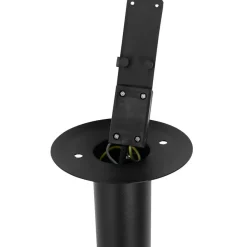 Qazqa staande buitenlampen dover zwart e27