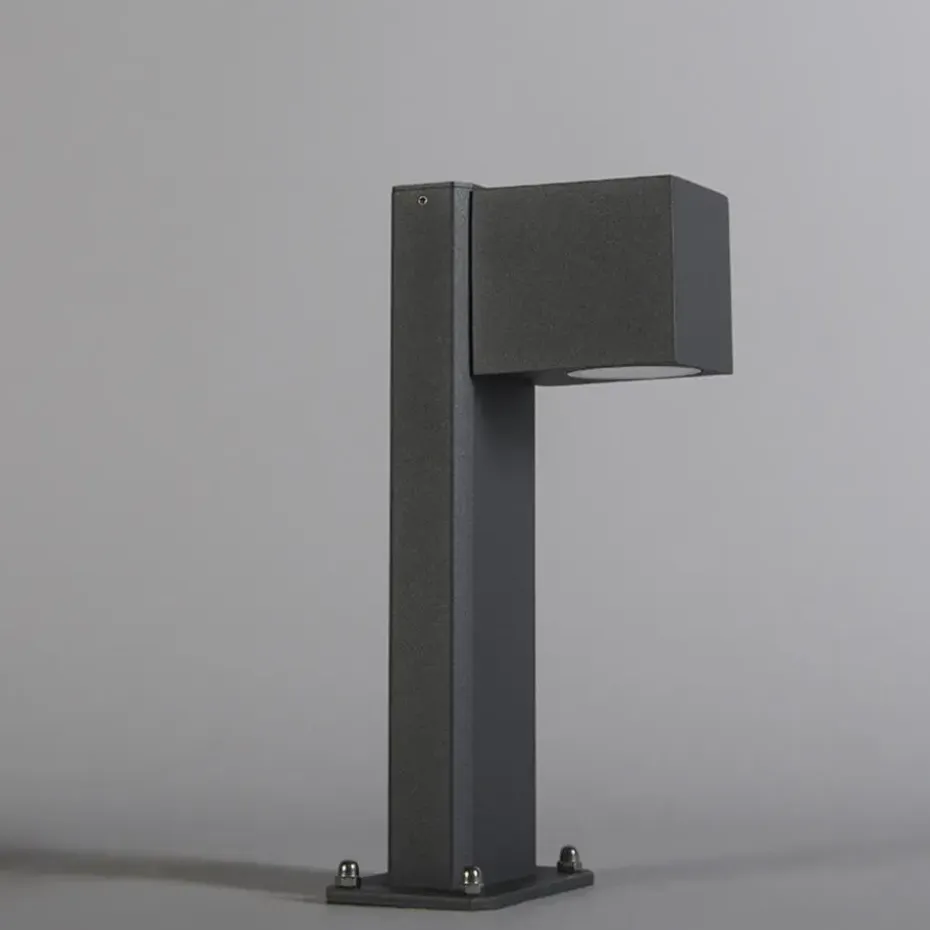 Qazqa staande buitenlampen baleno grijs gu10