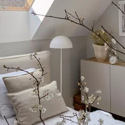 Qazqa staande buitenlampen keira wit geïntegreerde led