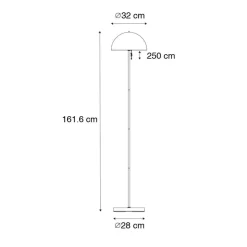 Qazqa staande buitenlampen keira wit geïntegreerde led