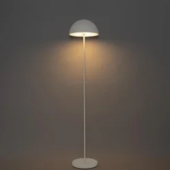 Qazqa staande buitenlampen keira wit geïntegreerde led