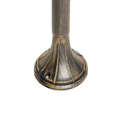 Qazqa staande buitenlampen daphne goudkleurig e27