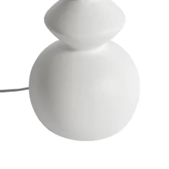 Qazqa tafellampen alisia wit e27