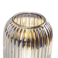 Qazqa tafellampen banci zwart e27