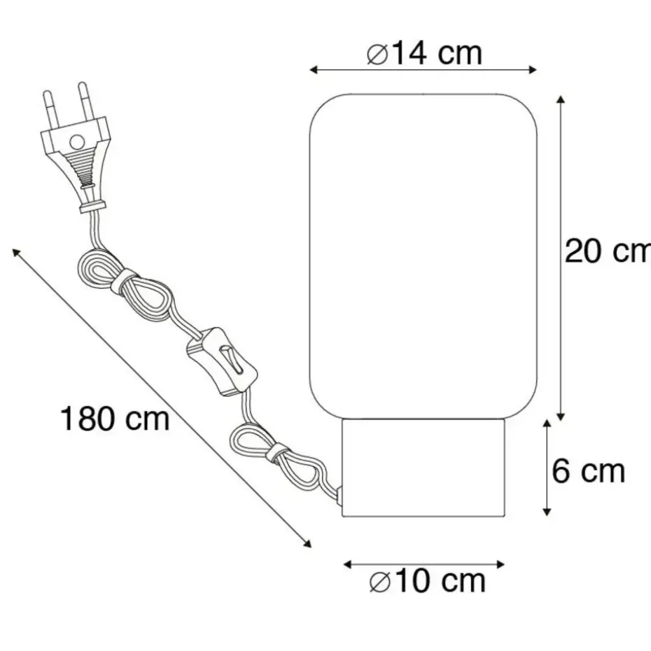 Qazqa tafellampen bliss_cute goudkleurig e27