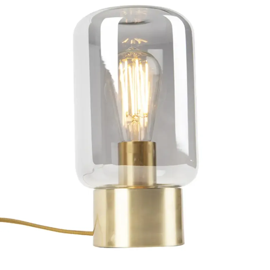 Qazqa tafellampen bliss_cute goudkleurig e27