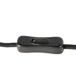 Qazqa tafellampen bliss zwart e27