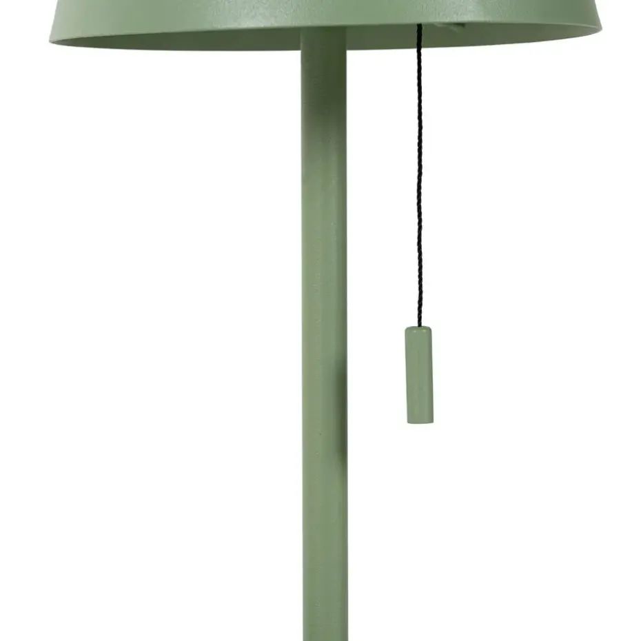 Qazqa tafellampen ferre groen geïntegreerde led