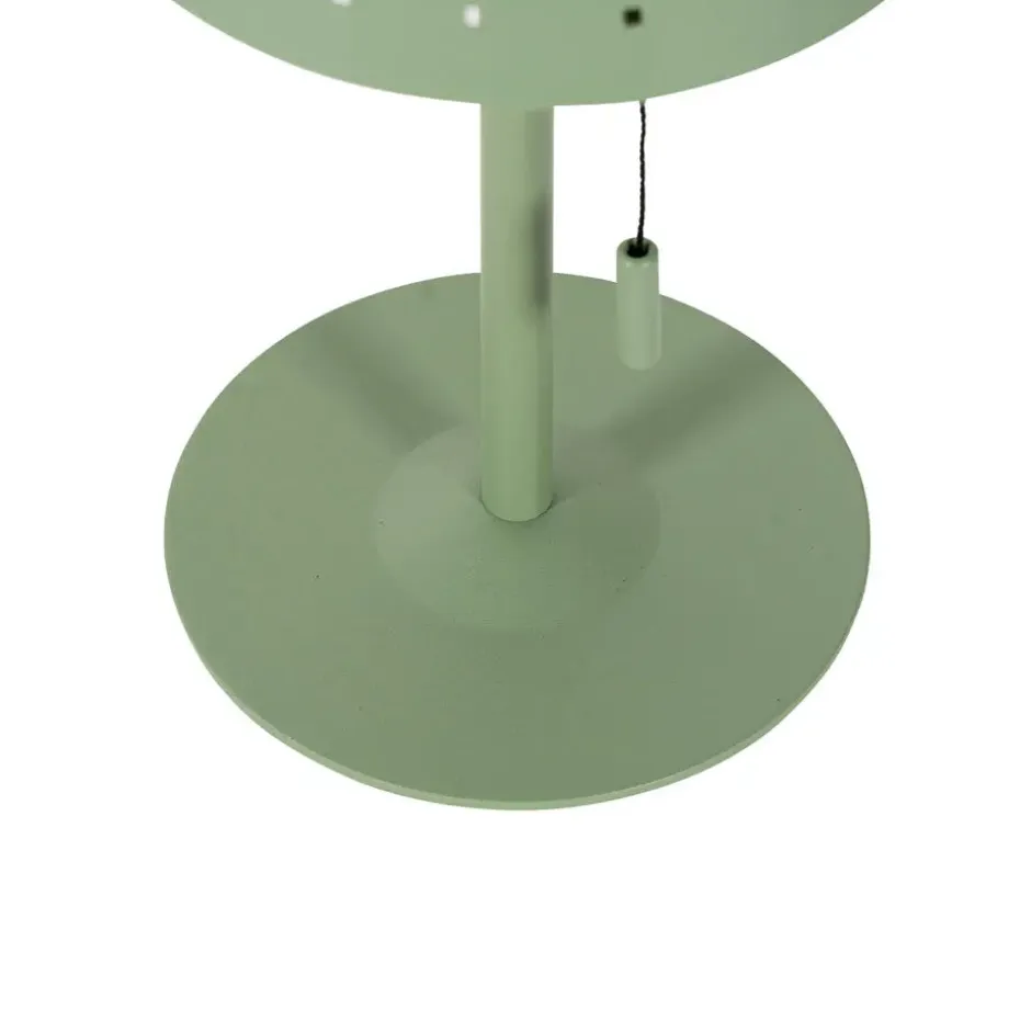 Qazqa tafellampen ferre groen geïntegreerde led