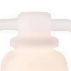 Qazqa tuinlantaarns storm wit geïntegreerde led