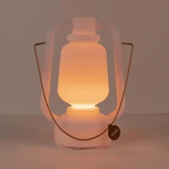 Qazqa tuinlantaarns storm wit geïntegreerde led